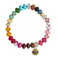 Fireside Gemstone Candy Bracelet