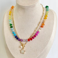 Gwyneth Gemstone Candy Necklace