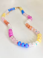 Zinnia Gemstone Candy Necklace