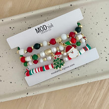 Load image into Gallery viewer, Christmas Charm Bracelet Stack
