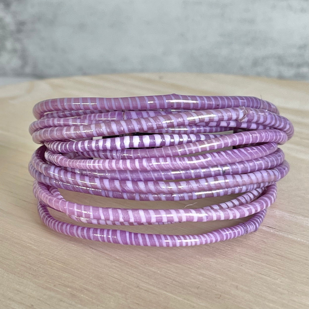 BEACH BANGLES- PURPLE