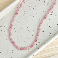 Peony Gemstone Necklace