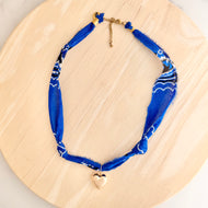 Bandana Necklace - Royal Blue