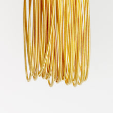 Load image into Gallery viewer, Gold stackable bracelets coil spring design layered look
