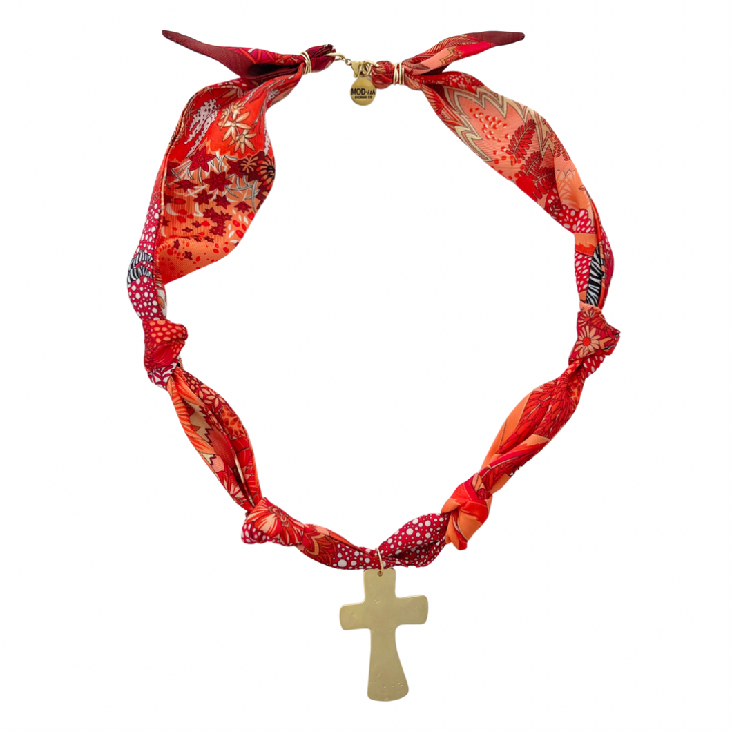 Scarf Necklace - Camille