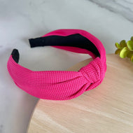 Textured Headband - Magenta
