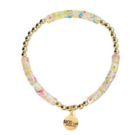 Malibu Bracelet - Clear Confetti