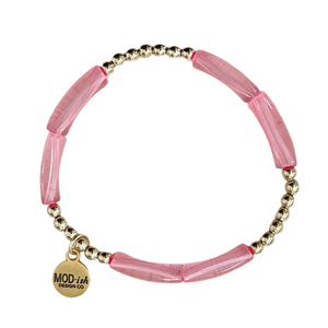 Malibu Bracelet - Transparent Pink