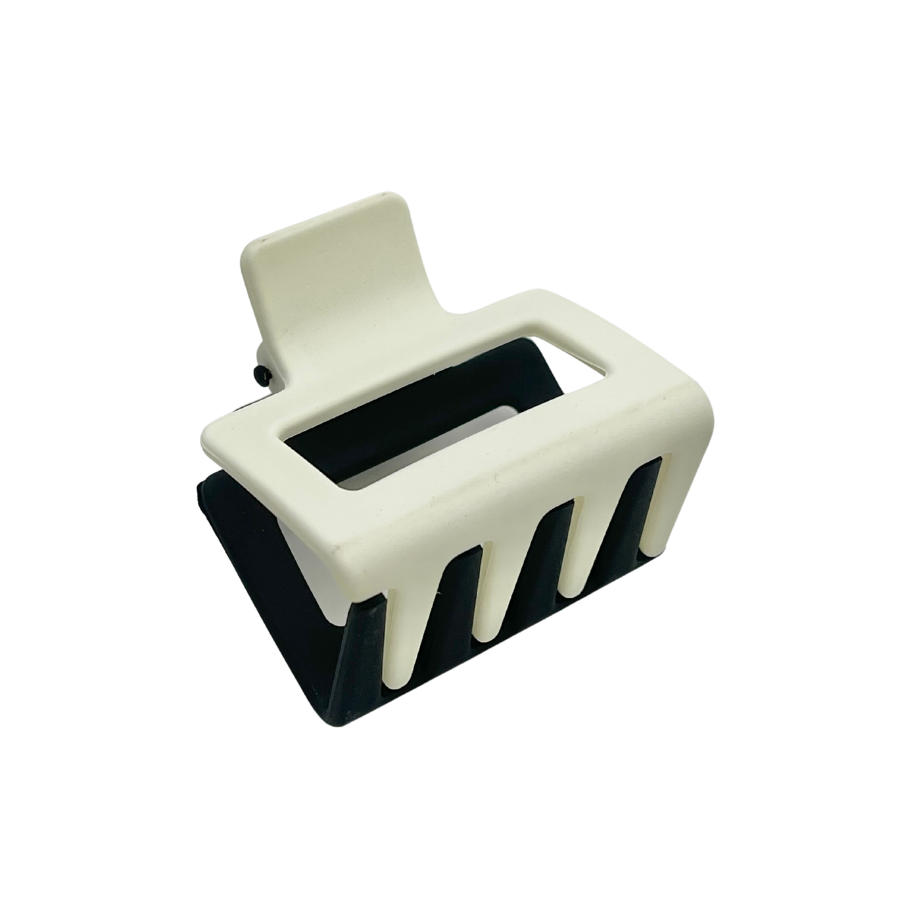 Black & White Arch Claw Clip