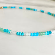 Seaside Gemstone Necklace