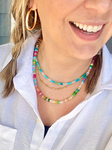Gemstone Necklace - Seaside