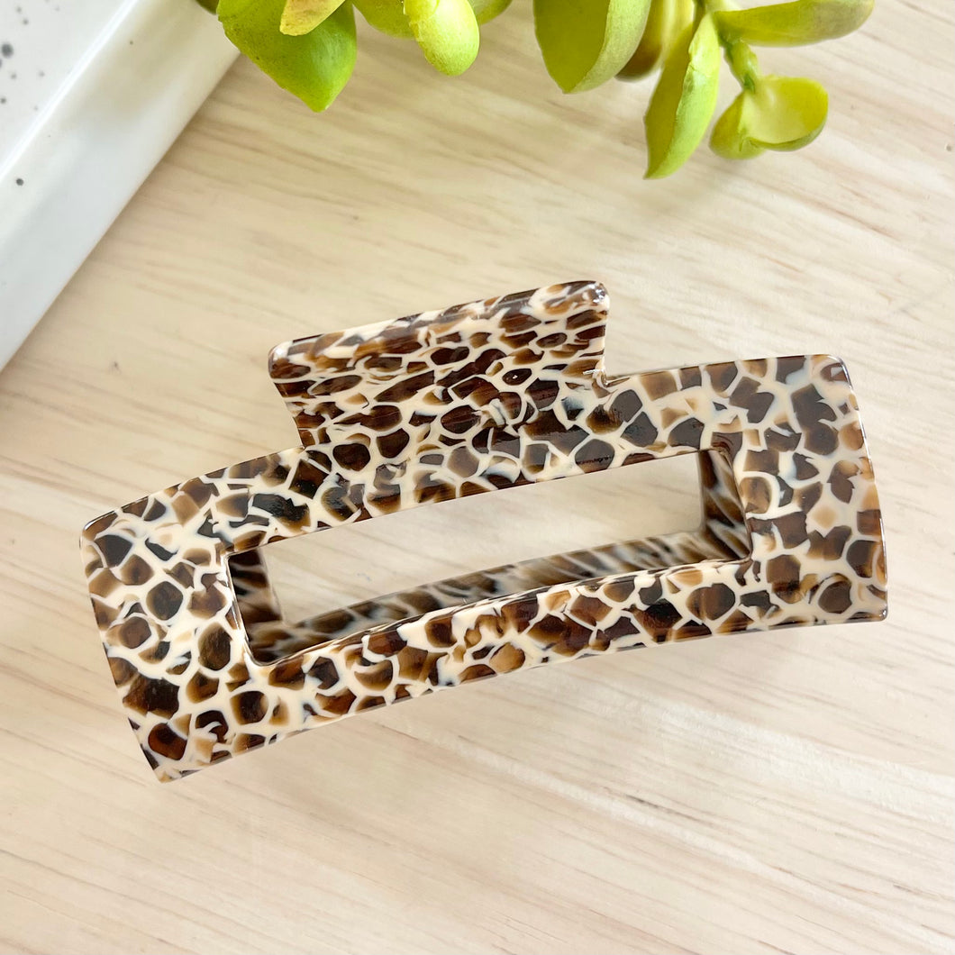 Cheetah Claw Clip