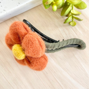 Felt Flower Hair Clip