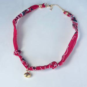 Bandana Necklace - Red
