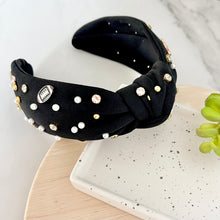 Load image into Gallery viewer, Football Headband - Black
