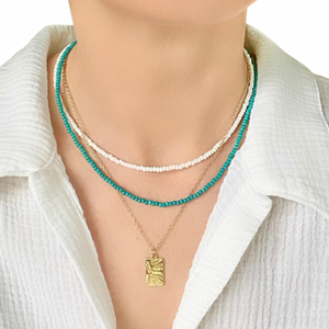 Surf Necklace - Teal