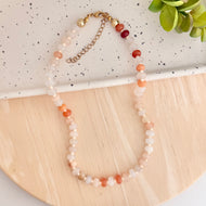 Pralines & Cream Gemstone Candy Necklace