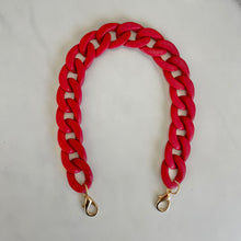 Load image into Gallery viewer, red purse chain decorative bag strap
