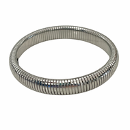 silver stretch bracelet layering minimalist jewelry