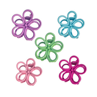 Metal Flower Claw Clip