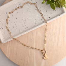Load image into Gallery viewer, Heart of Gold Necklace | Waterproof Stainless Steel PVD
