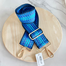 Load image into Gallery viewer, blue crossbody strap replacement purse strap women
