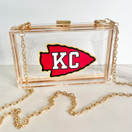 Clear acrylic purse transparent stadium bag