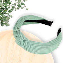 Load image into Gallery viewer, Ribbed Jersey Headband - Mint
