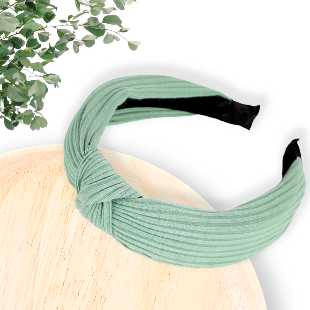 Ribbed Jersey Headband - Mint