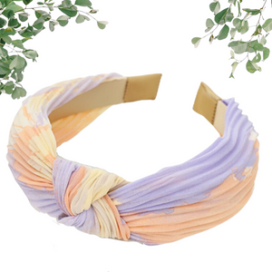 Tie Dye Headband - Pink & Purple