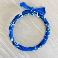 Royal Blue Bandana Bangle