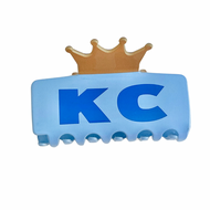 Claw clip for women's hair perfect for KC Royals game days