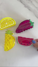 Load and play video in Gallery viewer, Fruit Claw Clip
