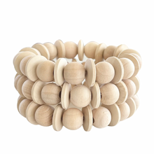 Load image into Gallery viewer, Kensington Bracelet in Natural Wood
