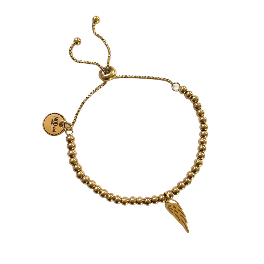 Angel wing bracelet hotsell