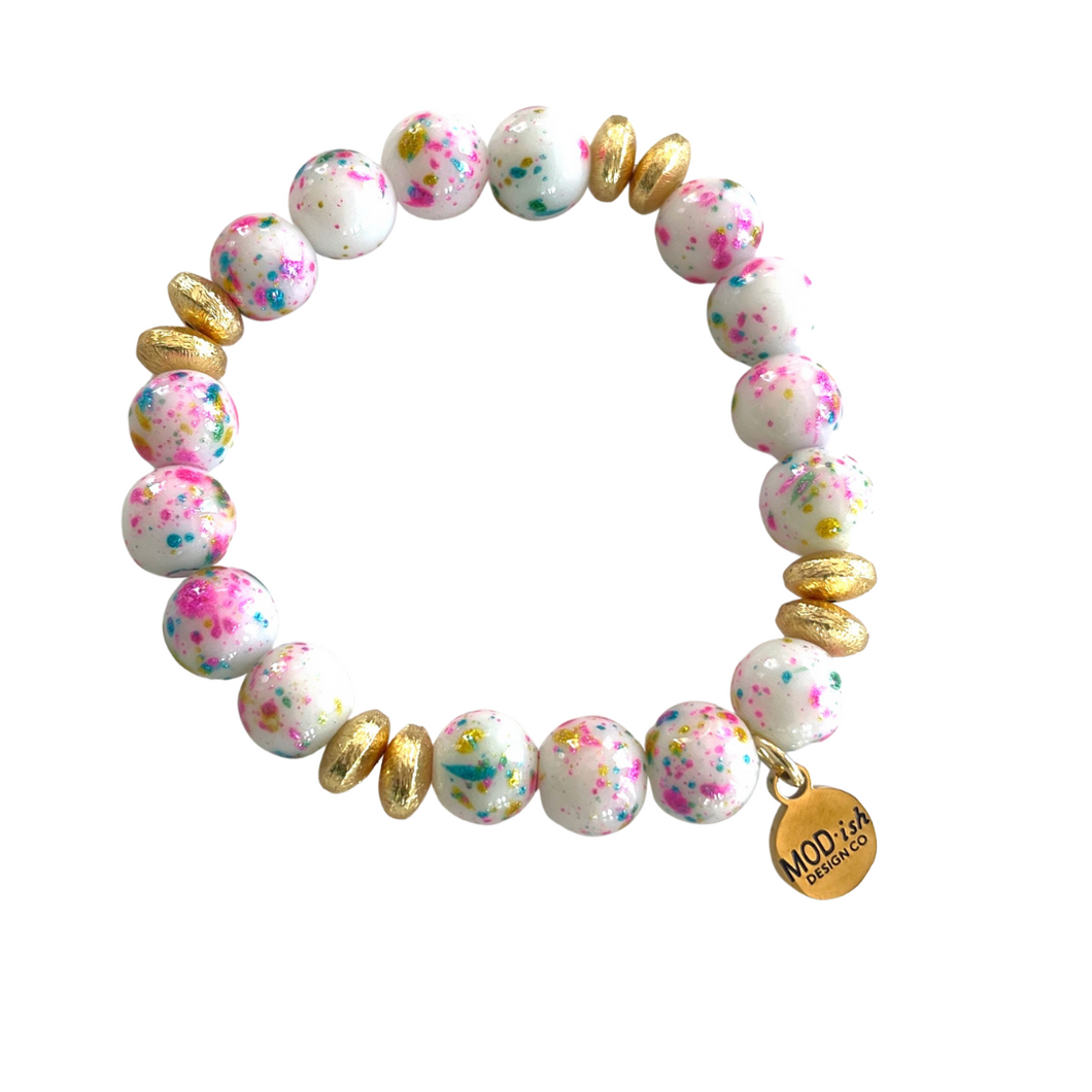 Aspen Bracelet in Confetti Splatter