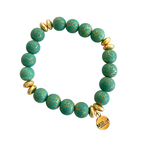 Aspen Bracelet in Turquoise Crackle
