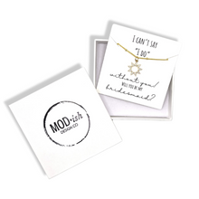 Load image into Gallery viewer, Bridesmaid necklace gift box proposal jewelry set
