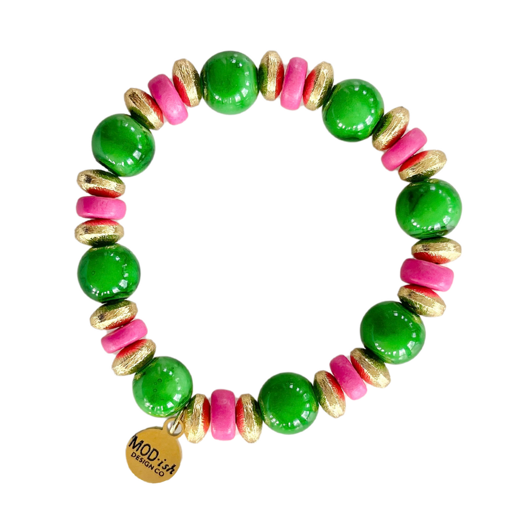 Destin Bracelet in Watermelon Sugar