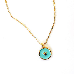 Enamel Star Necklace