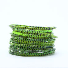 Load image into Gallery viewer, GRASS GREEN BEACH BANGLES
