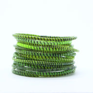 GRASS GREEN BEACH BANGLES
