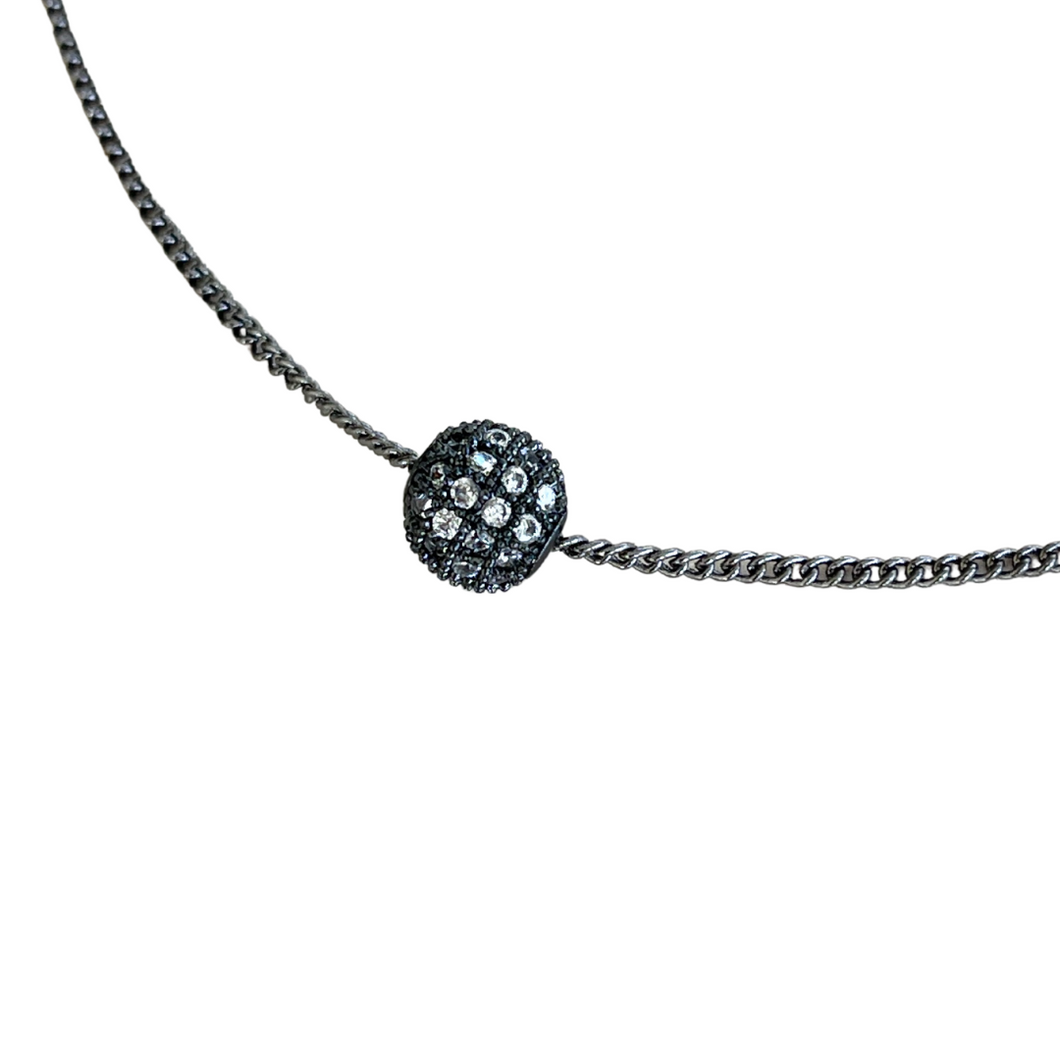 Harlow Gunmetal Necklace
