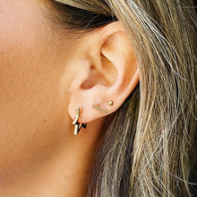 Load image into Gallery viewer, Gold Bar Earring Studs
