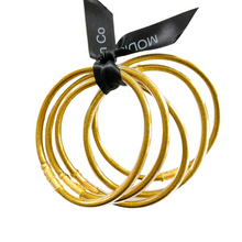 Load image into Gallery viewer, Jelly Bangles - Gold
