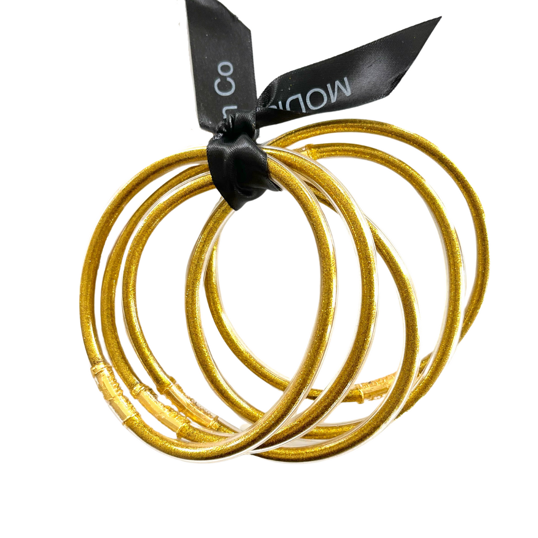 Jelly Bangles - Gold