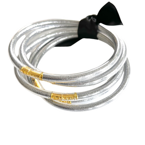 Jelly Bangles - Silver