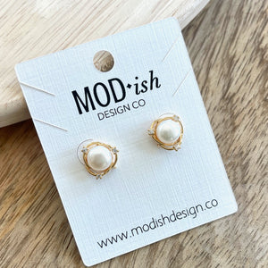 Pearl Nest Studs