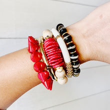 Load image into Gallery viewer, Spike Bracelet - Red
