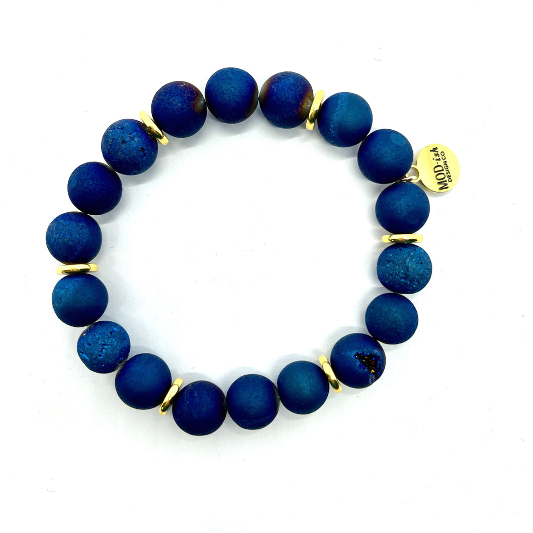 Druzy in Sapphire